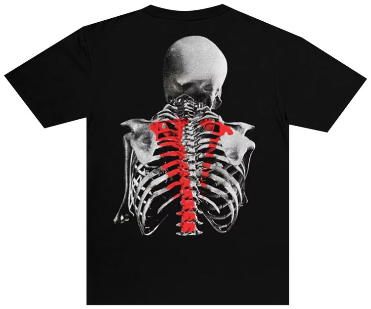 Vlone x NBA Youngboy Bones T Shirt Black