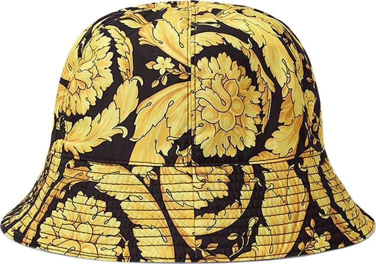 Versace Barocco Bucket Hat GoldBlack