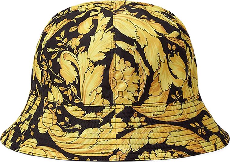 Versace Barocco Bucket Hat GoldBlack