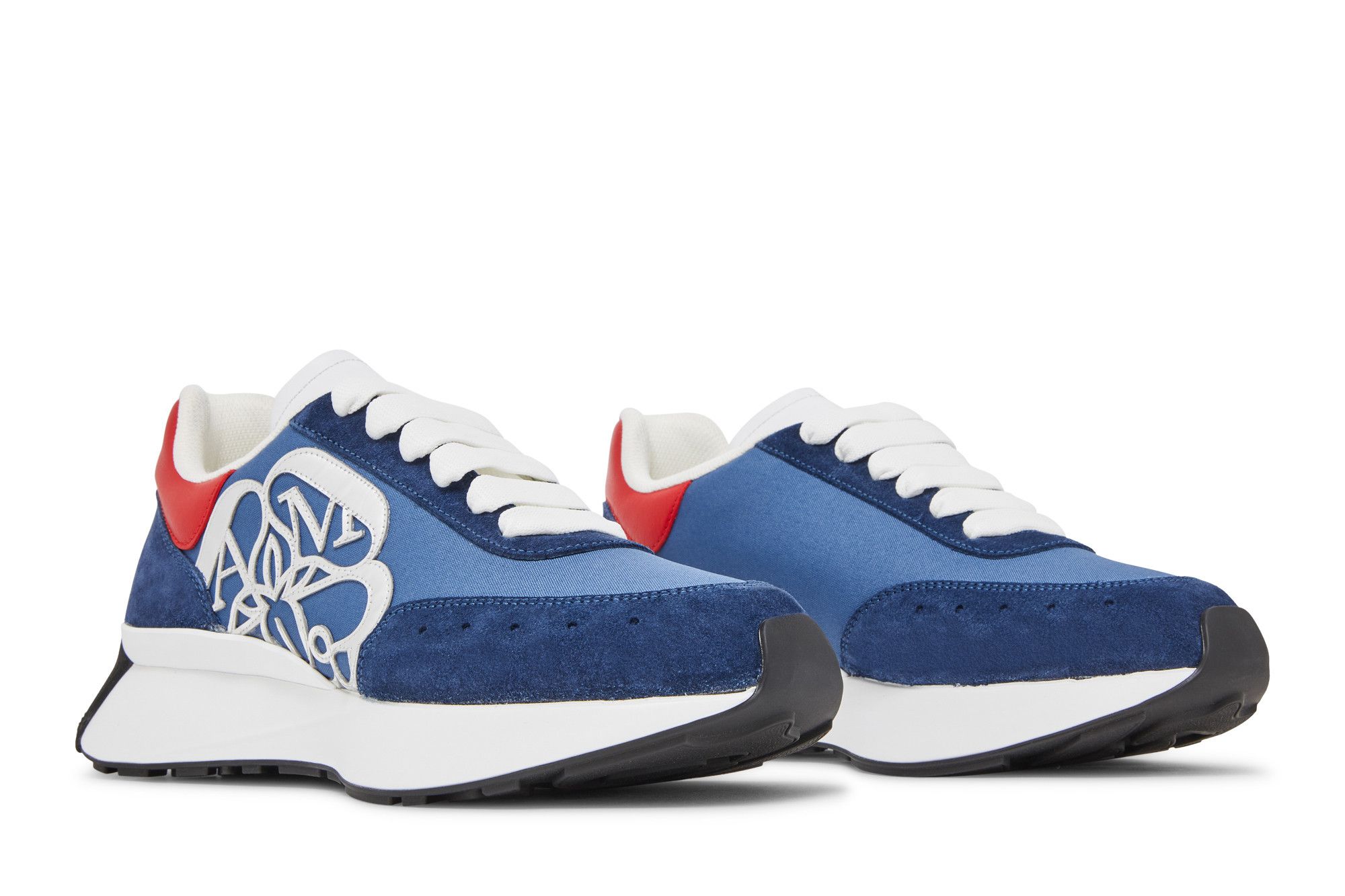 【alexander mcqueen】sprint runner sneakers / 687995 WIC93 Alexander Mcqueen White Sprint Runner Sneakers | ModeSens