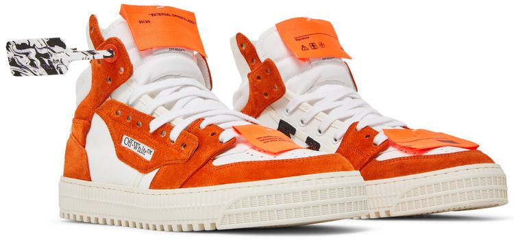 Off White Off Court 30 High White Orange