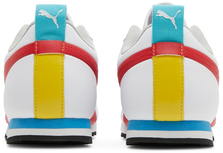 Puma Roma Game White High Risk Red