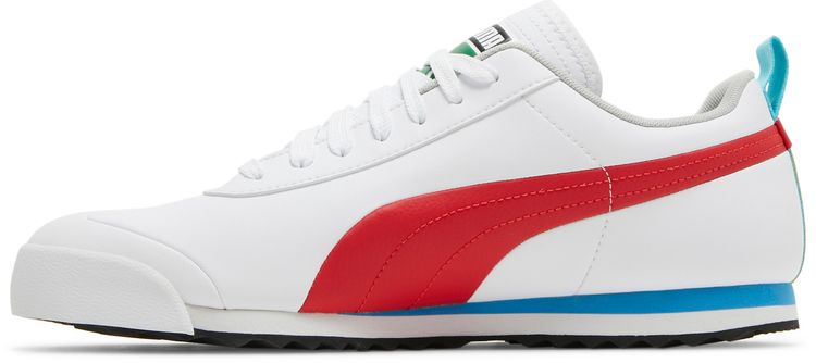 Puma Roma Game White High Risk Red