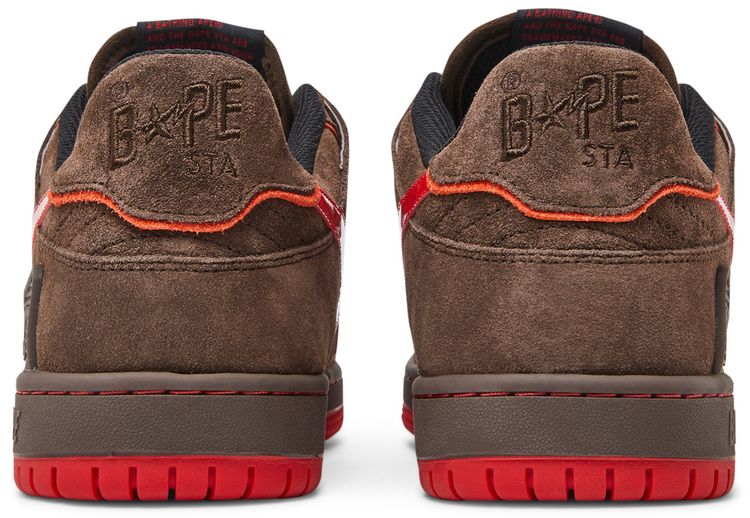 BAPE Sk8 Sta Brown Red