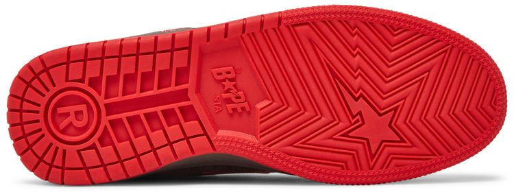 BAPE Sk8 Sta Brown Red