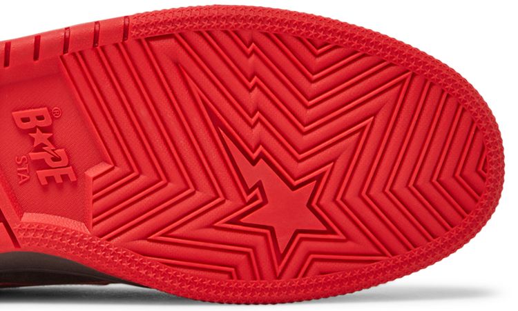 BAPE Sk8 Sta Brown Red