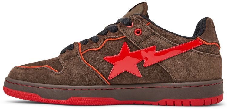BAPE Sk8 Sta Brown Red