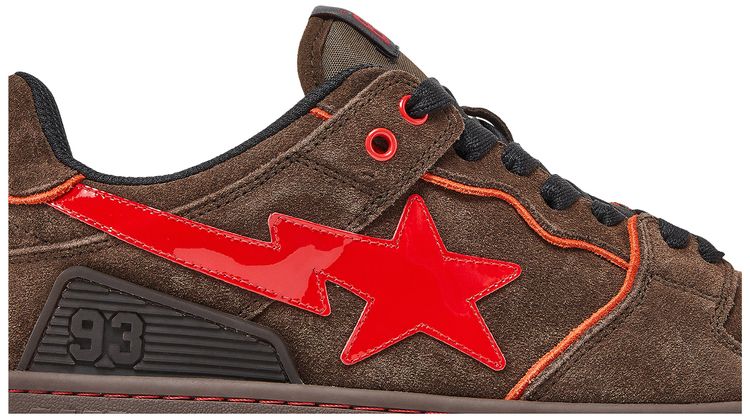 BAPE Sk8 Sta Brown Red