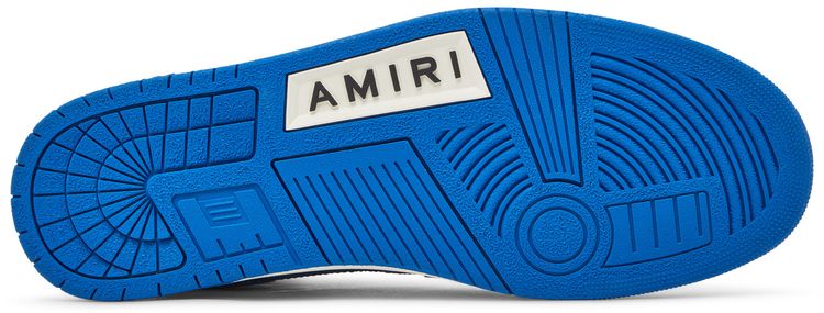 Amiri Skel Top High White Blue