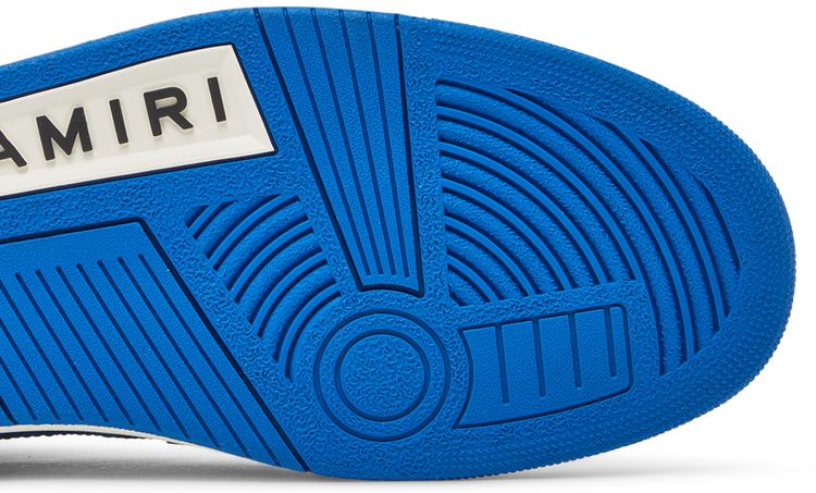 Amiri Skel Top High White Blue