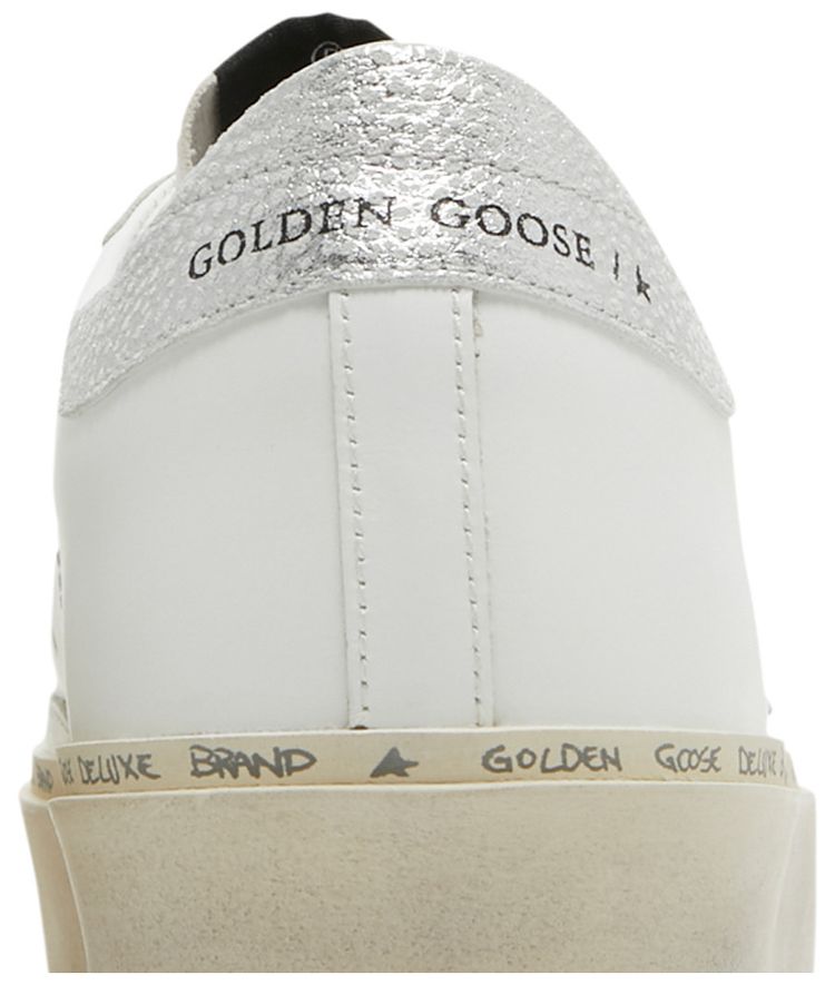Golden Goose Wmns Hi Star White Silver