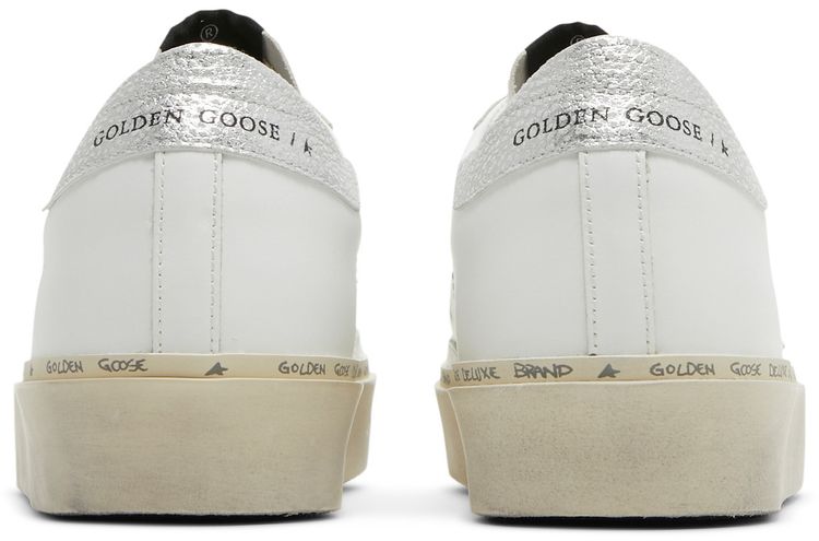 Golden Goose Wmns Hi Star White Silver