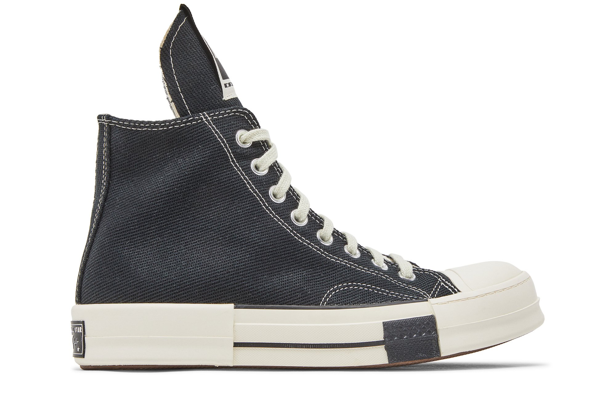 Buy Rick Owens x DRKSHDW DRKSTAR Chuck 70 High 'Black' - A00130C