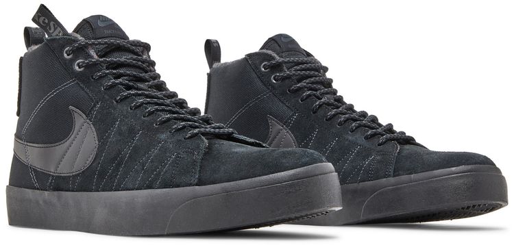 Nike Blazer Mid Premium SB Acclimate Pack   Triple Black