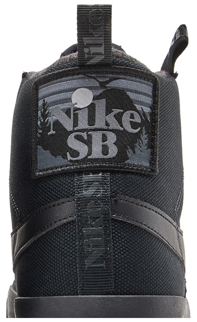 Nike Blazer Mid Premium SB Acclimate Pack   Triple Black