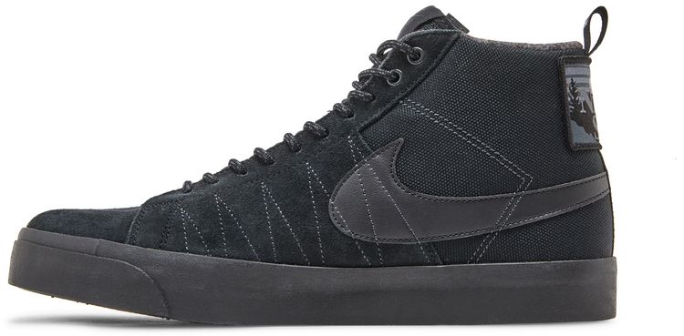 Nike Blazer Mid Premium SB Acclimate Pack   Triple Black