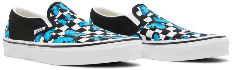 Vans Classic Slip On Butterfly Checkerboard