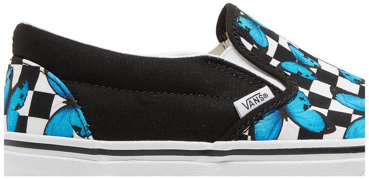 Vans Classic Slip On Butterfly Checkerboard