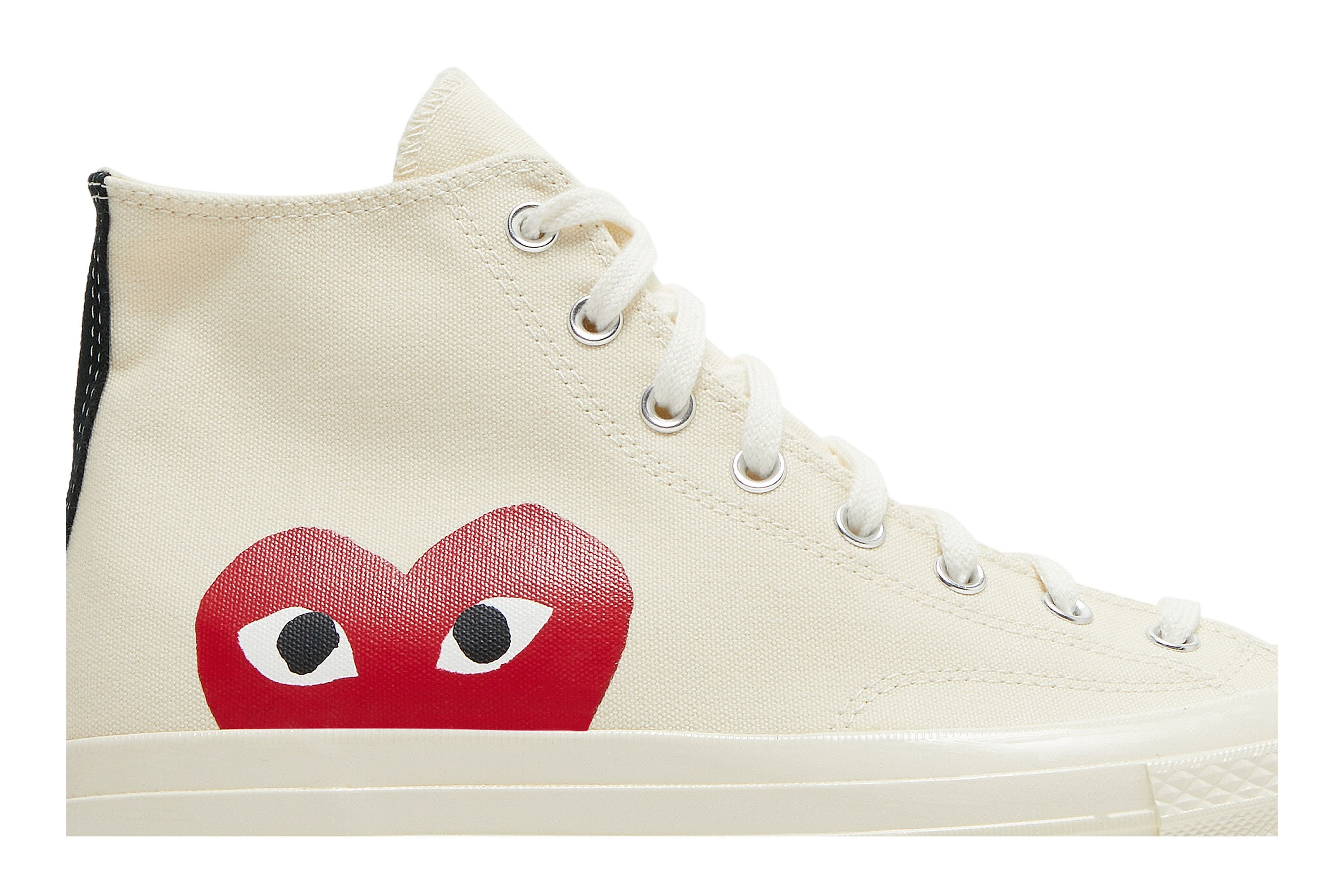 Buy Comme des Garcons Play x Chuck 70 High Milk 2015 150205C GOAT