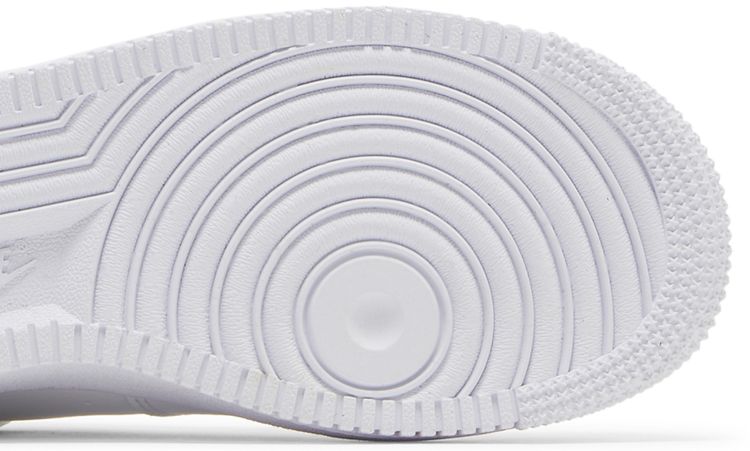 Nike Air Force 1 GS Cut Out Swoosh   White University Red