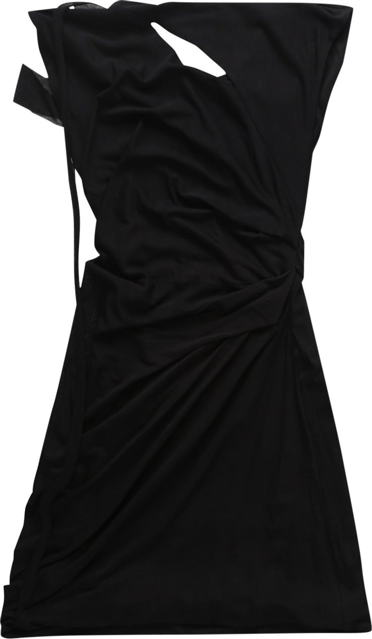 Helmut Lang Scala Dress 'Basalt Black'