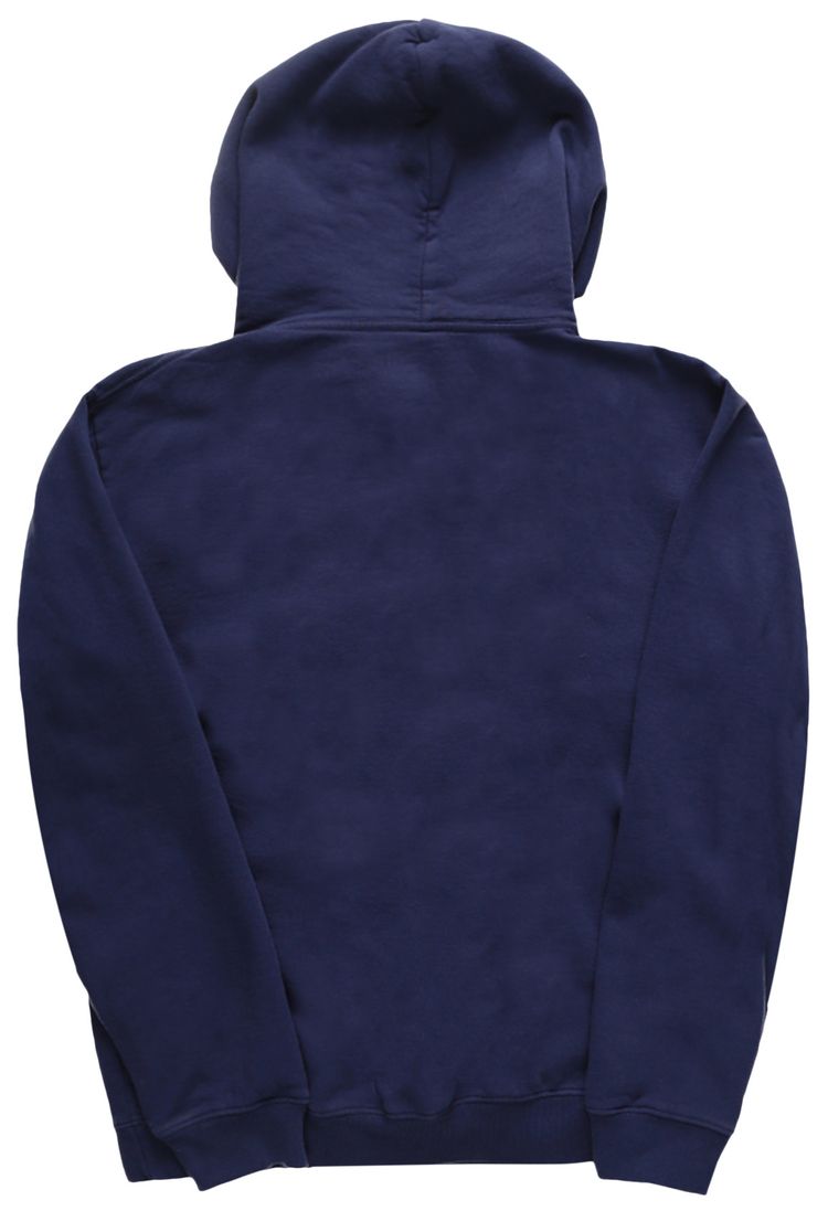 Sporty  Rich Classic Logo Hoodie NavyWhite