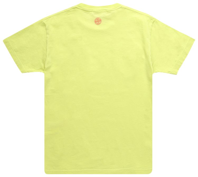 Stone Island Short Sleeve T Shirt Lemon