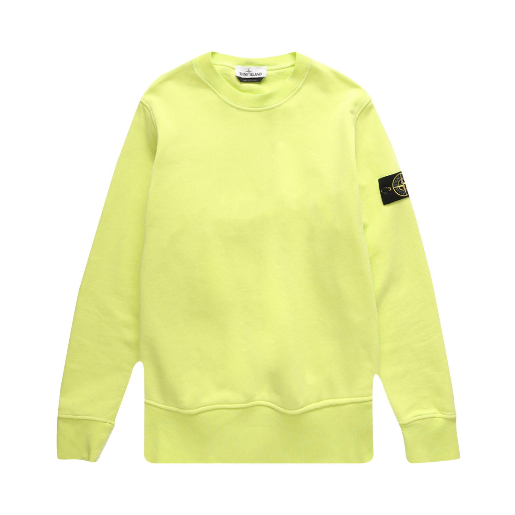 Stone island 2025 sweatshirt lemon