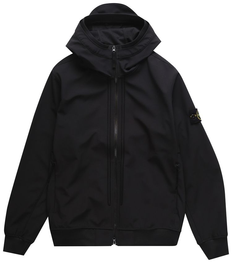 Stone Island Hooded Blouson Black