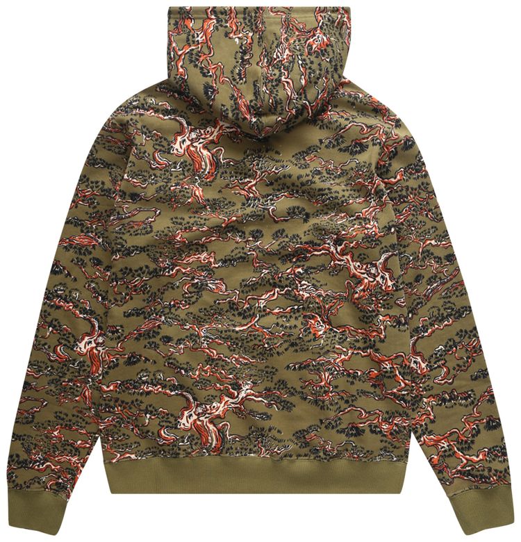 Billionaire Boys Club Camo Arch Hoodie Olive Drab