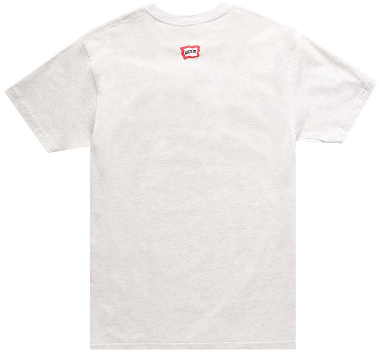 Icecream Peace Short Sleeve Tee Light Heather Grey