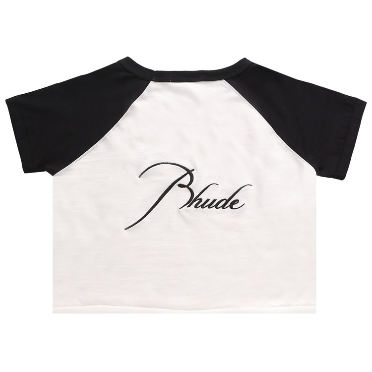 Rhude Logo Baby Tee WhiteBlack