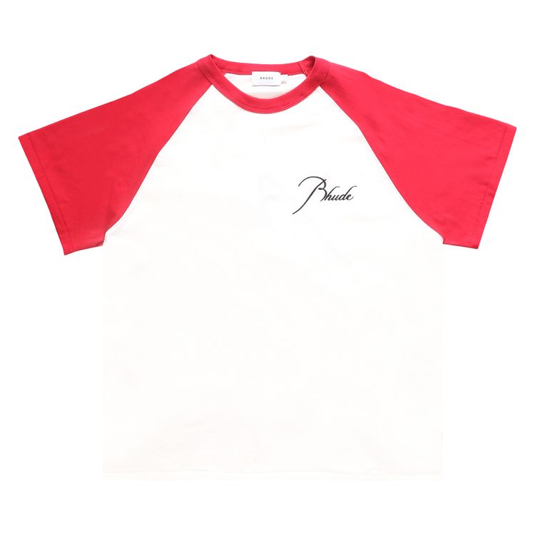 Rhude Raglan Tee Vintage WhiteBlack