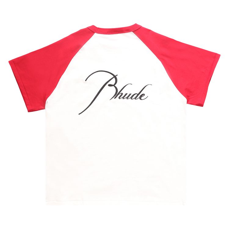 Rhude Raglan Tee Vintage WhiteBlack