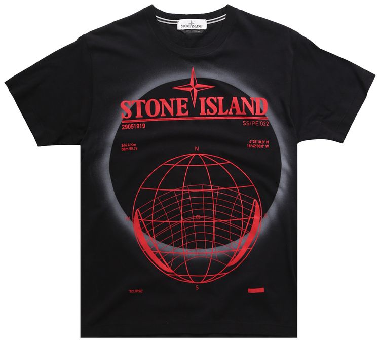 Stone Island Short Sleeve T Shirt Black