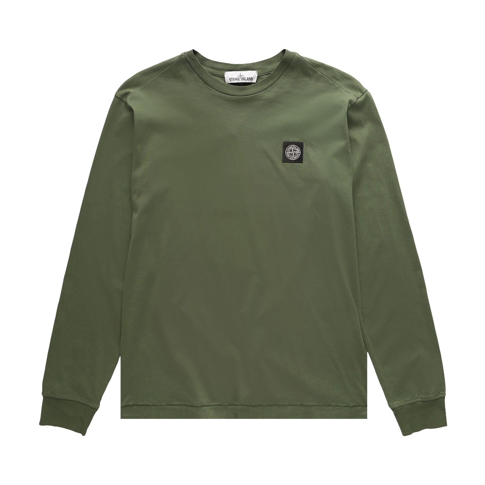 Buy Stone Island Long-Sleeve T-Shirt 'Olive' - 761522713 V0058 | GOAT