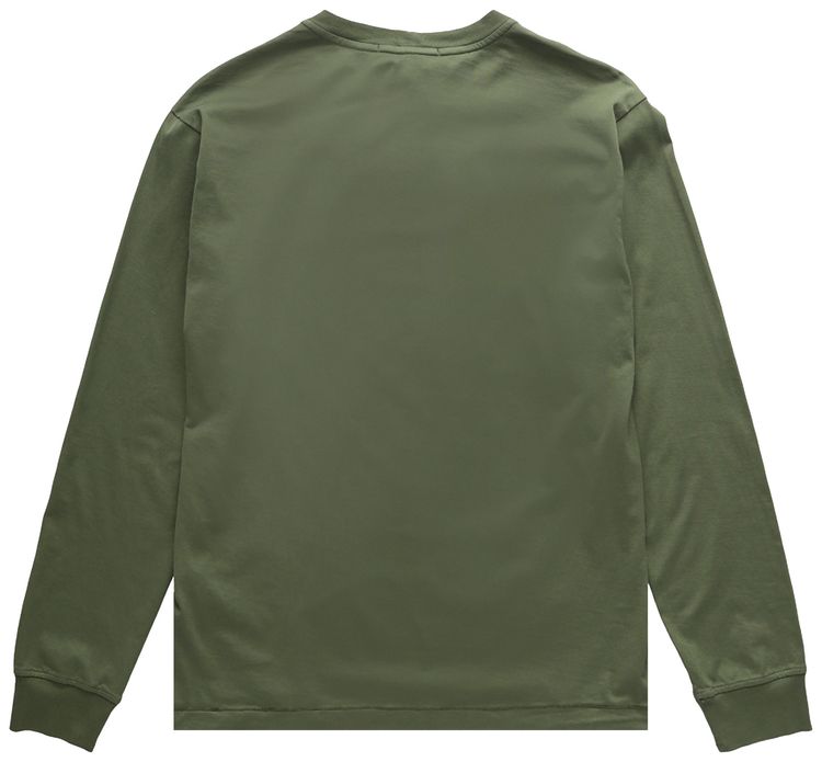 Stone Island Long Sleeve T Shirt Olive