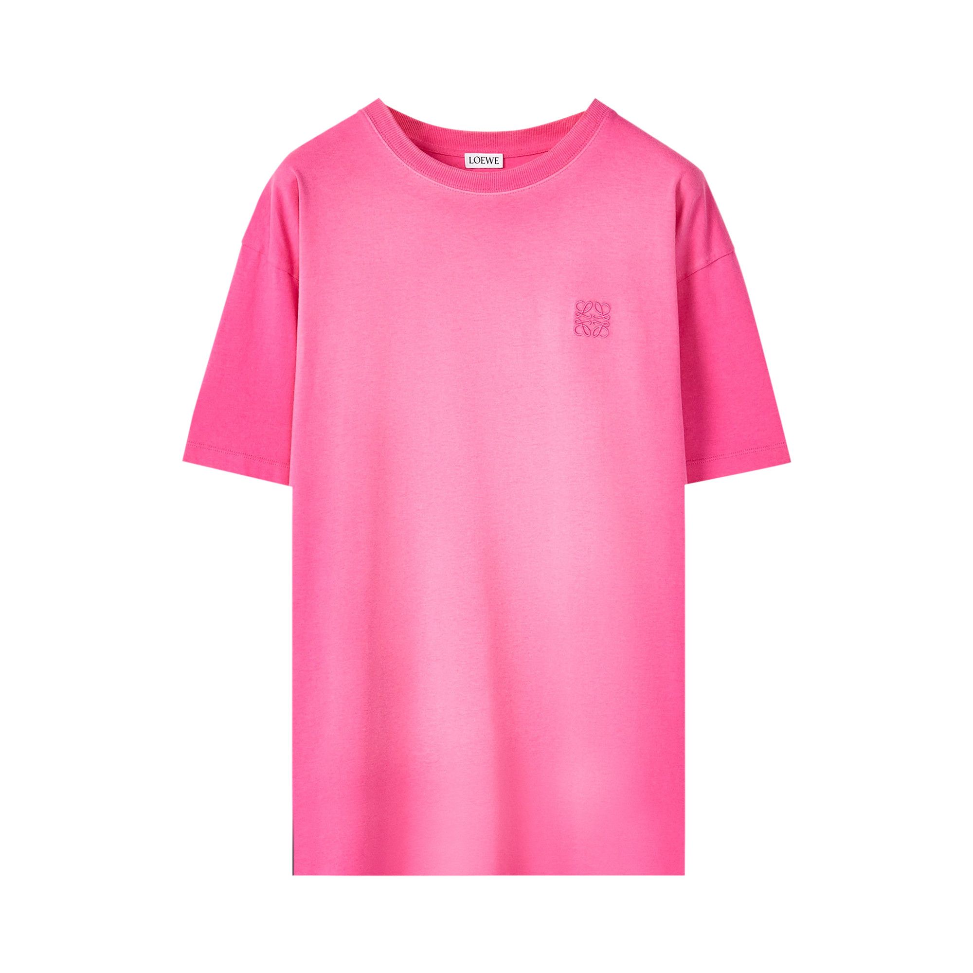Loewe Faded Anagram T-Shirt 'Fluo Pink 