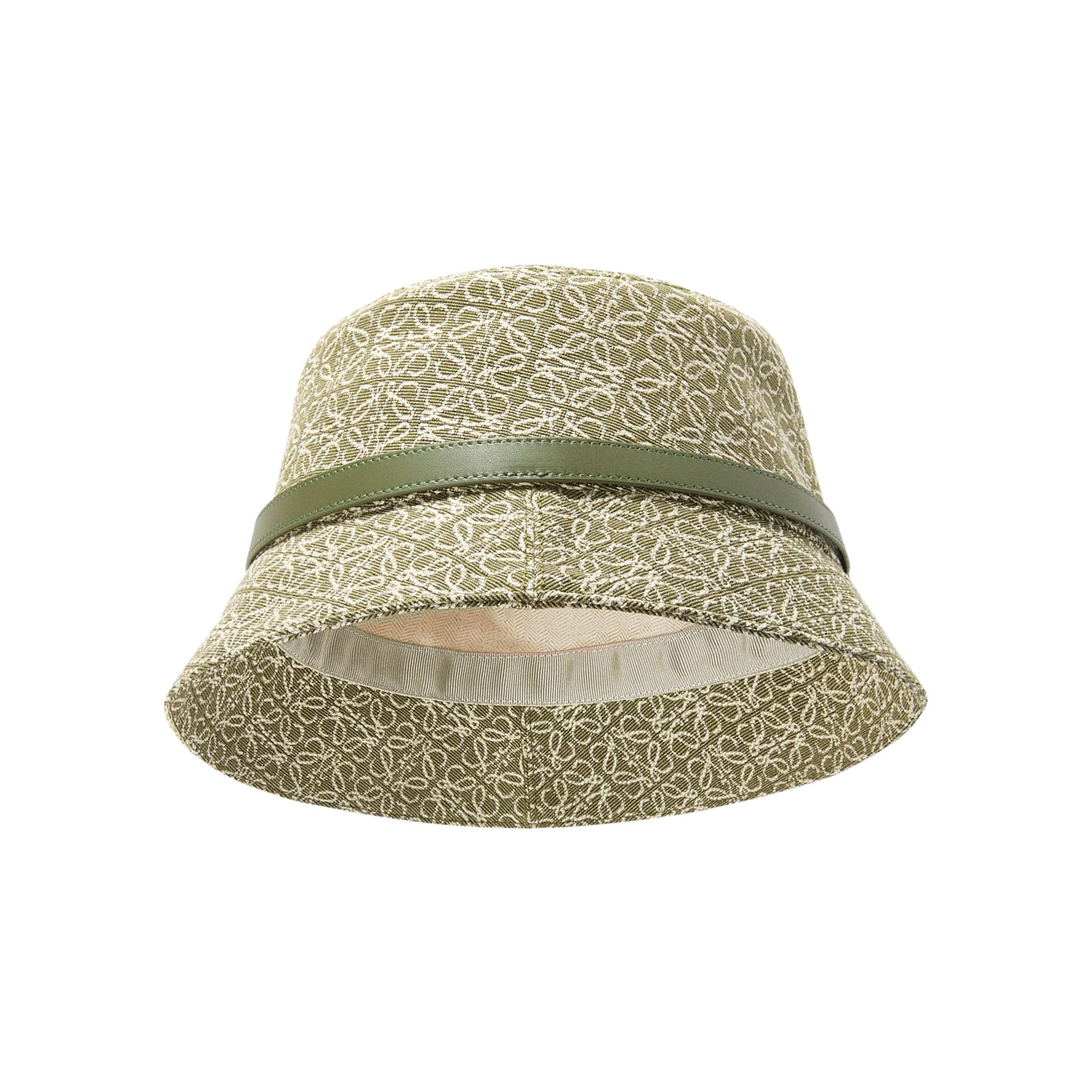 Buy Loewe Anagram Jacquard Bucket Hat 'Green/Avocado Green
