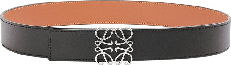 Loewe Reversible Anagram Belt BlackTanPalladium