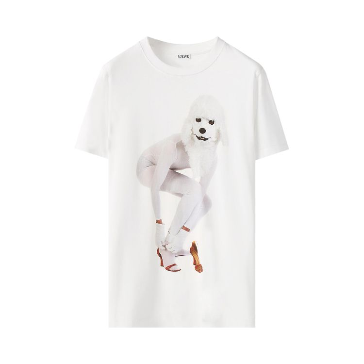 Loewe Dog T Shirt White