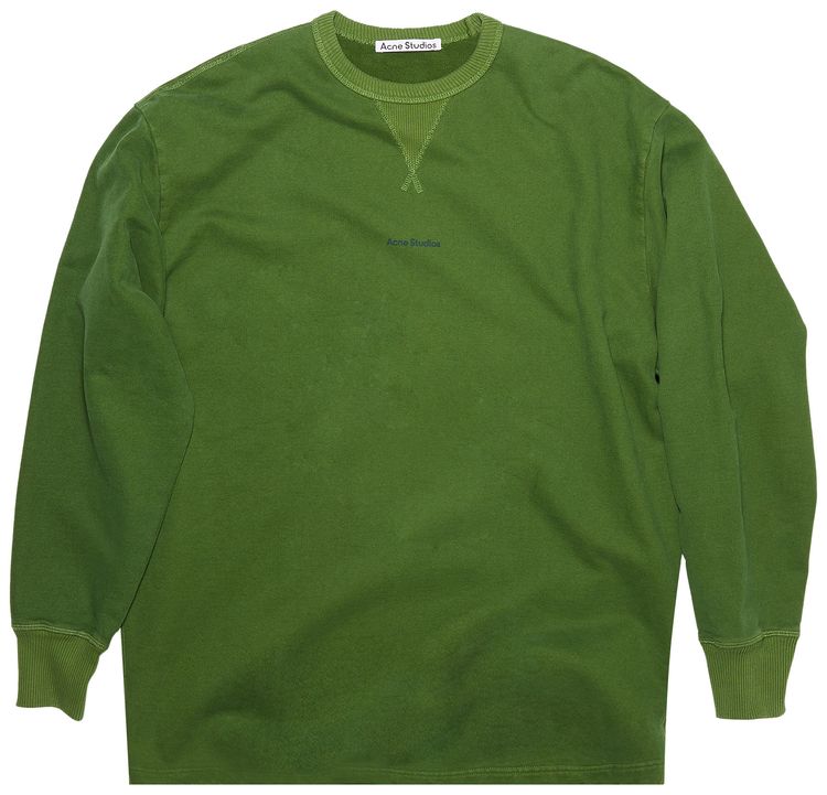 Acne Studios Crewneck Sweatshirt Bottle Green