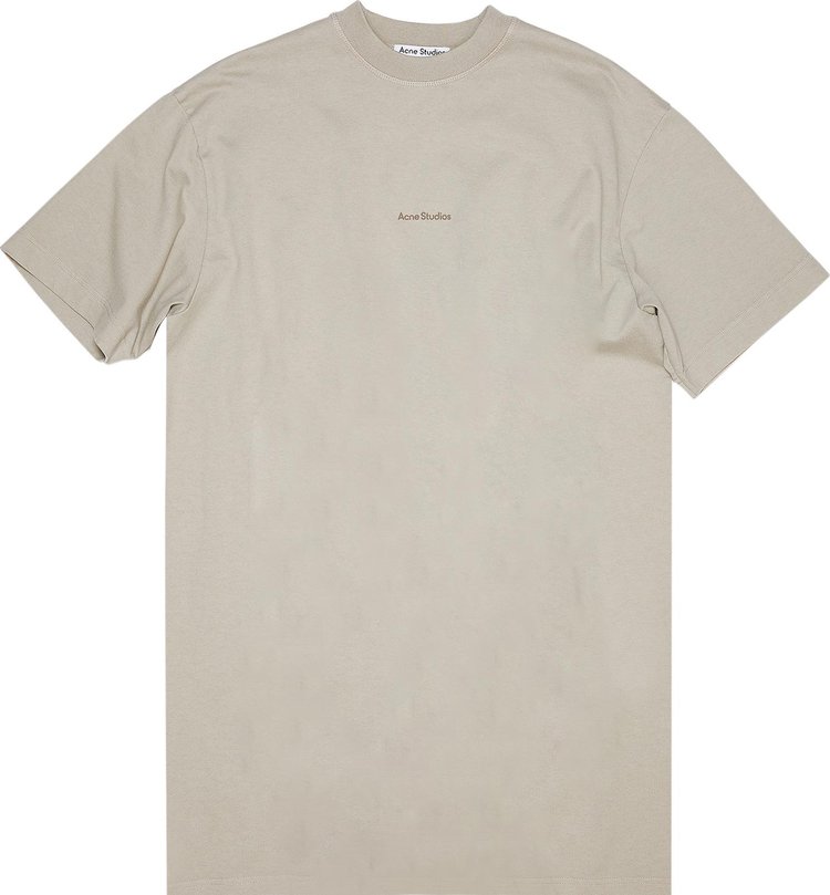 Acne Studios Logo T-Shirt Dress 'Titanium Grey'