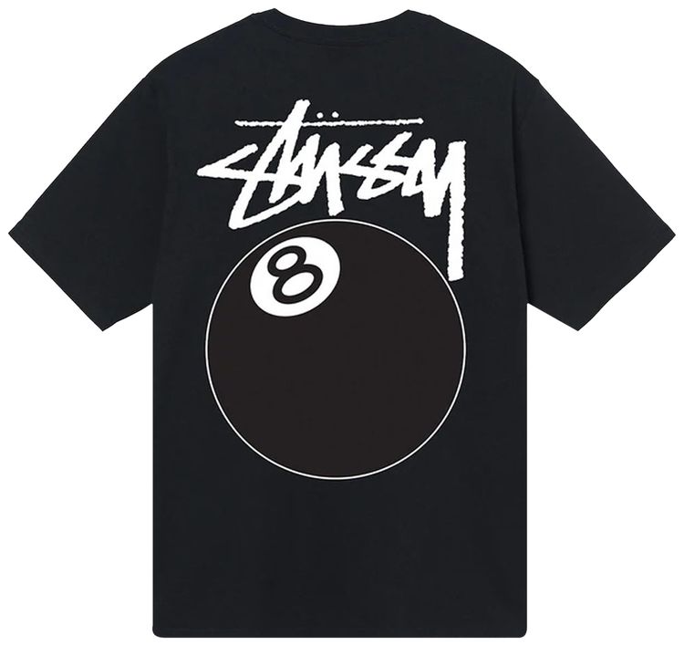 Stussy 8 Ball Tee Black