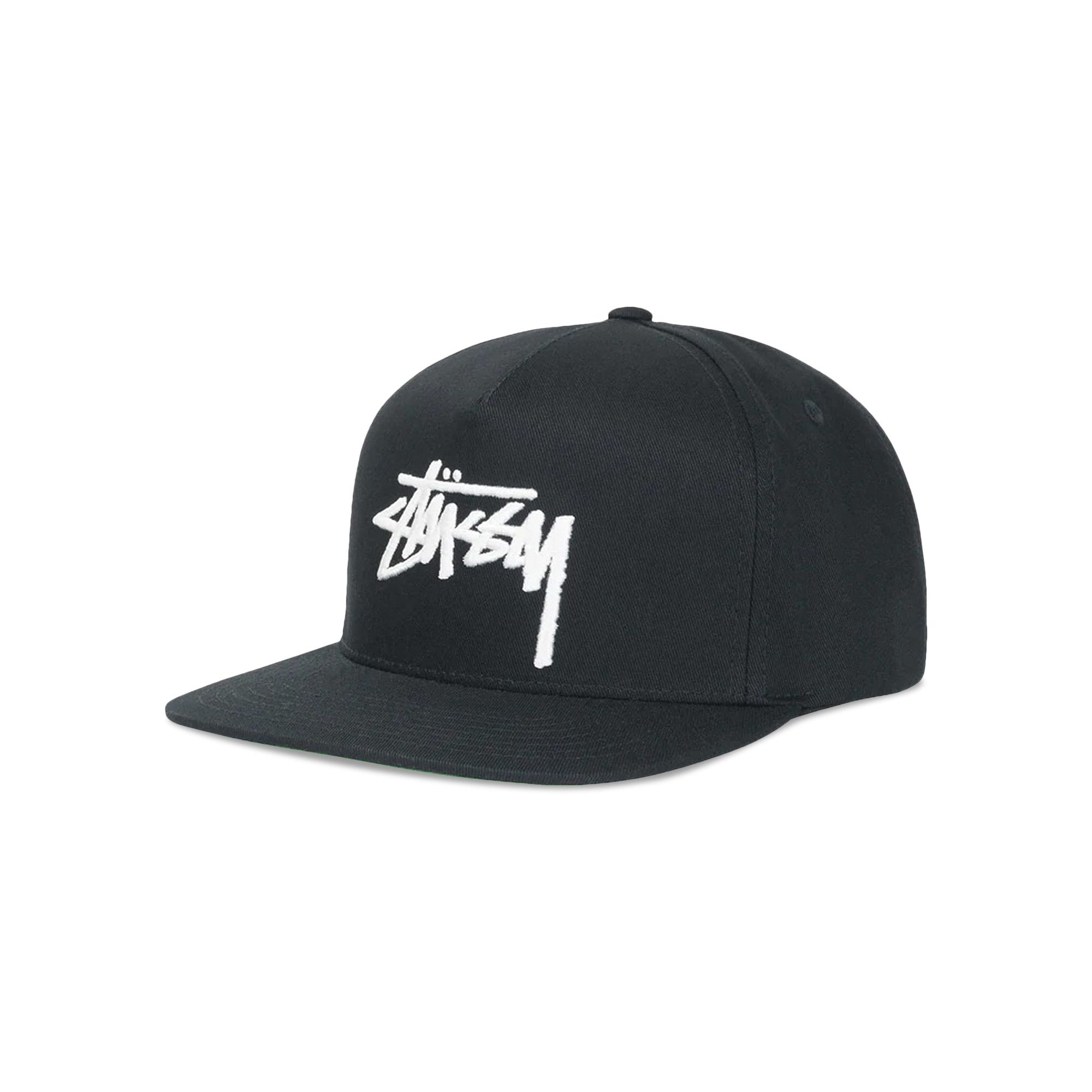 Buy Stussy Big Stock Point Crown Cap 'Black' - 1311052 BLAC