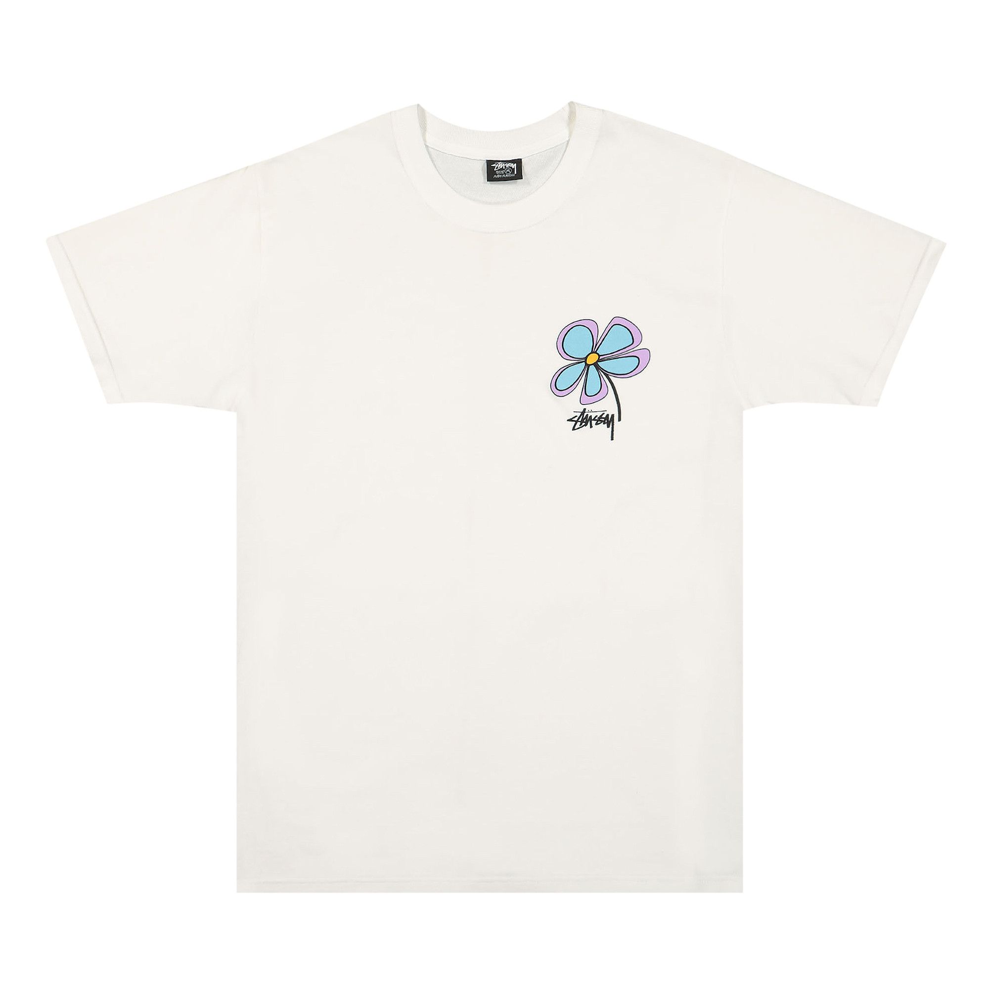 Buy Stussy Flower Tee 'White' - 1904764 WHIT | GOAT