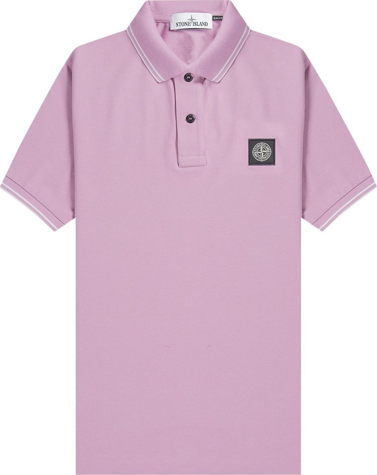 Stone Island Polo Shirt 'Pink'