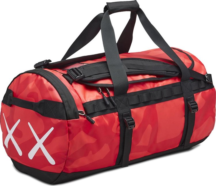 The North Face x KAWS Medium Basecamp Duffle Brilliant Coral