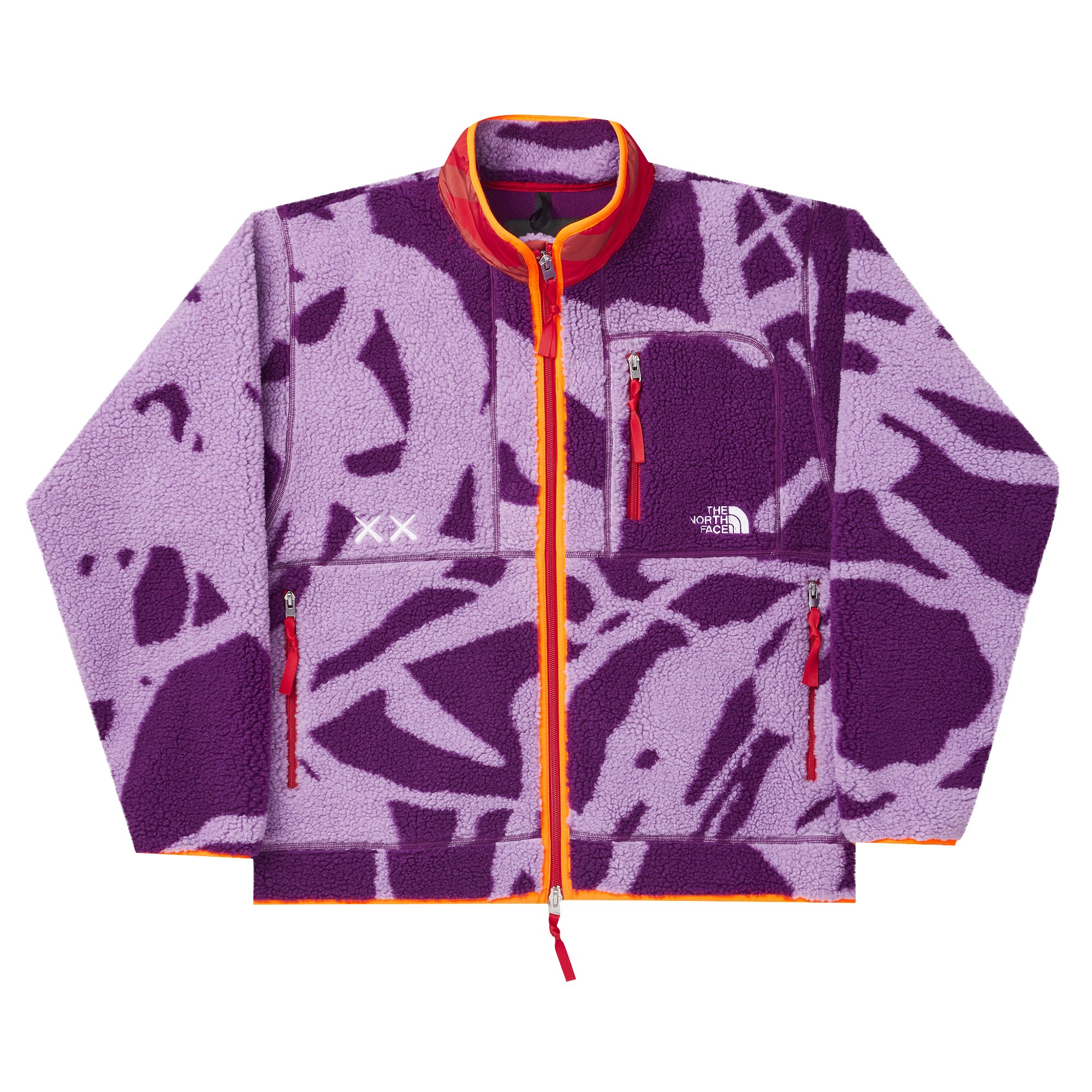 The North Face x KAWS Freeride Fleece Jacket 'Pamplona Purple'