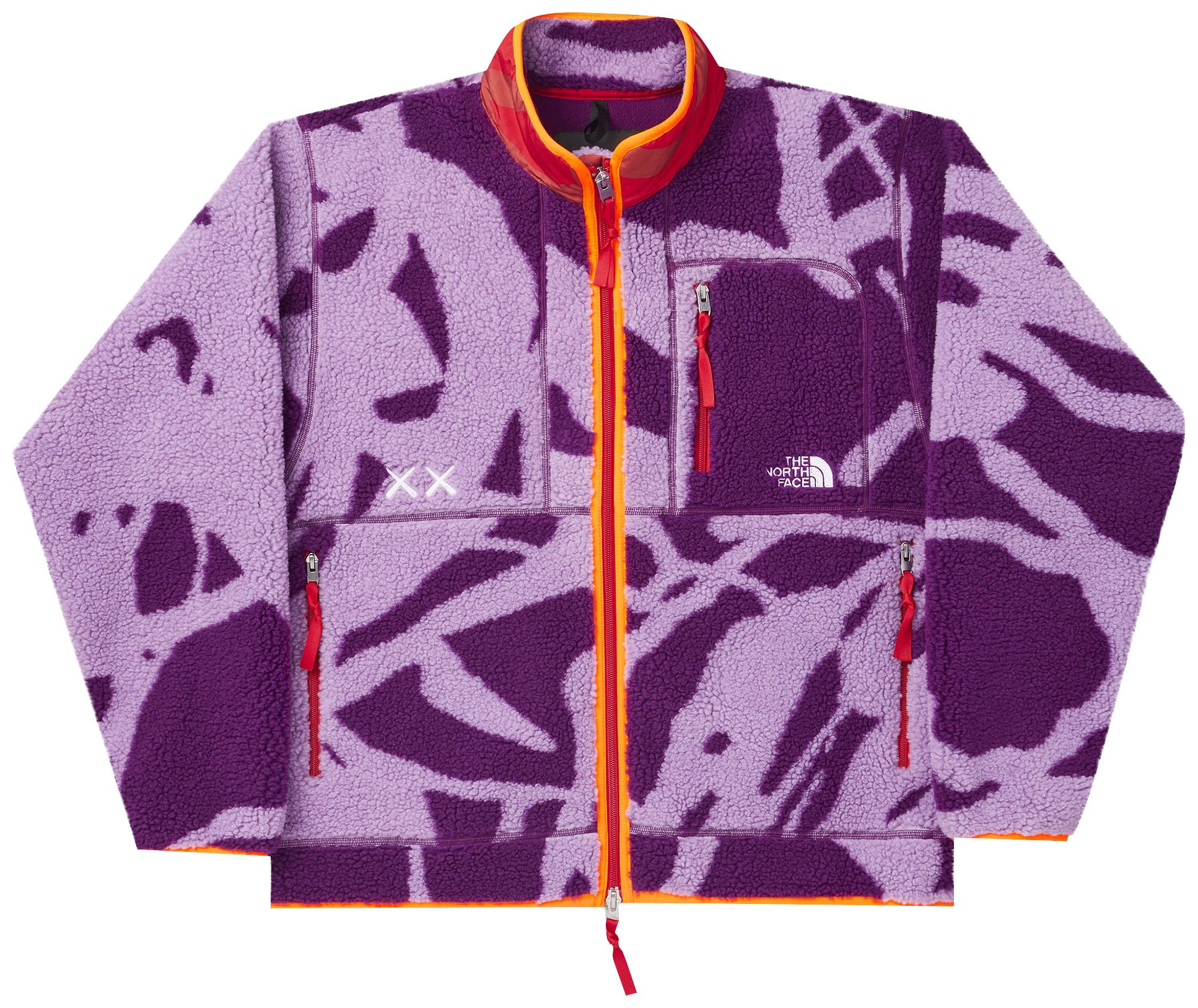 Buy The North Face x KAWS Freeride Fleece Jacket 'Pamplona Purple